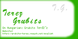 terez grubits business card